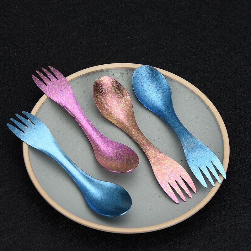 titanium sporks ice colors anodizing titanium sporks ice colors anodizing