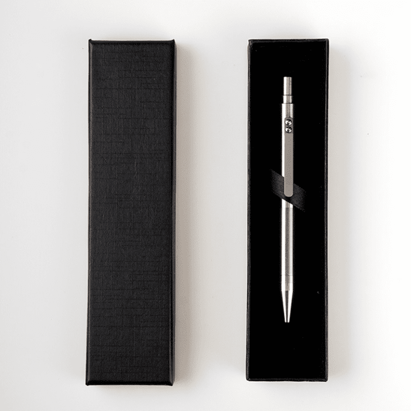 Titanium Tactical Pen Side Click Polishing