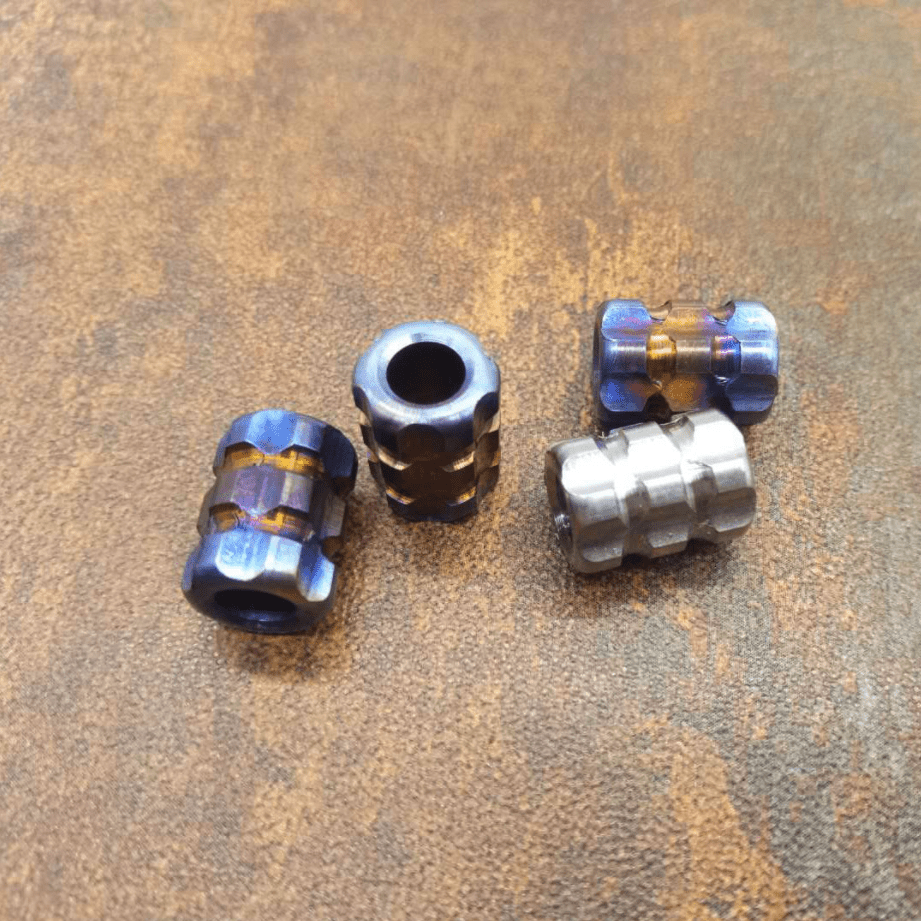 titanium beads in colors