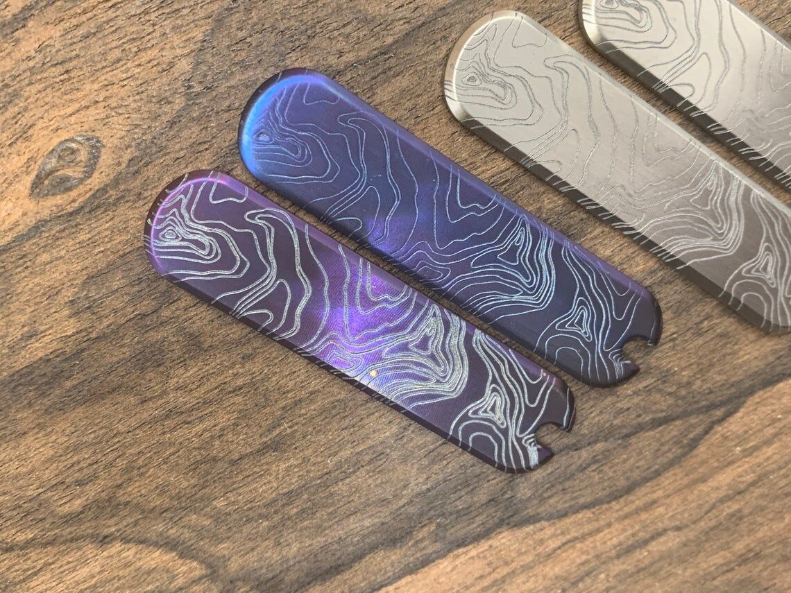 58mm Titanium Swiss Army knife Scales Victorinox Scales 58mm