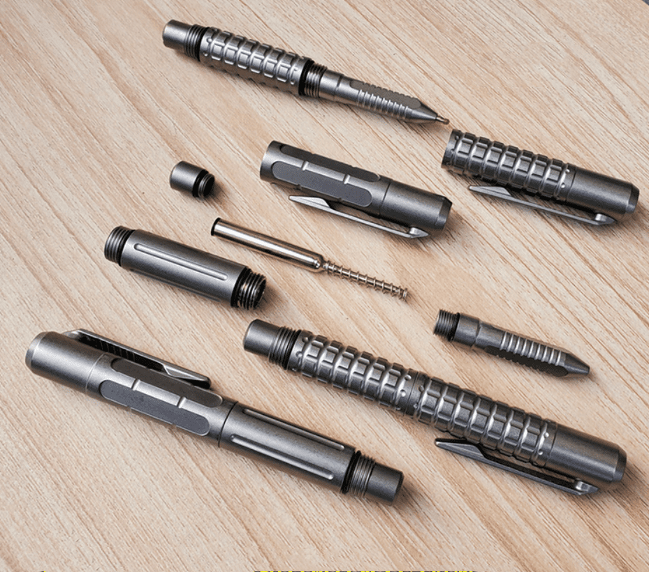 titanium pen with screwdriver bits titanium pen with screwdriver bits