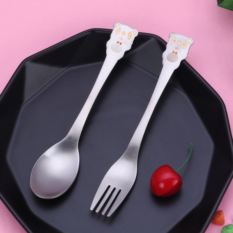 pure titanium cutlery children baby spoon fork pure titanium cutlery children baby spoon fork