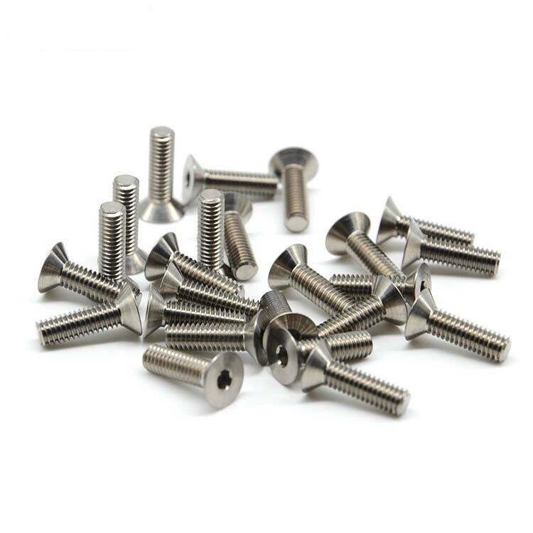 titanium screws countersunk flat head hexagon socket titanium screws countersunk flat head hexagon socket