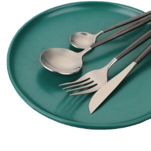 titanium cutlery dinnerware spoon spork fork polished ends